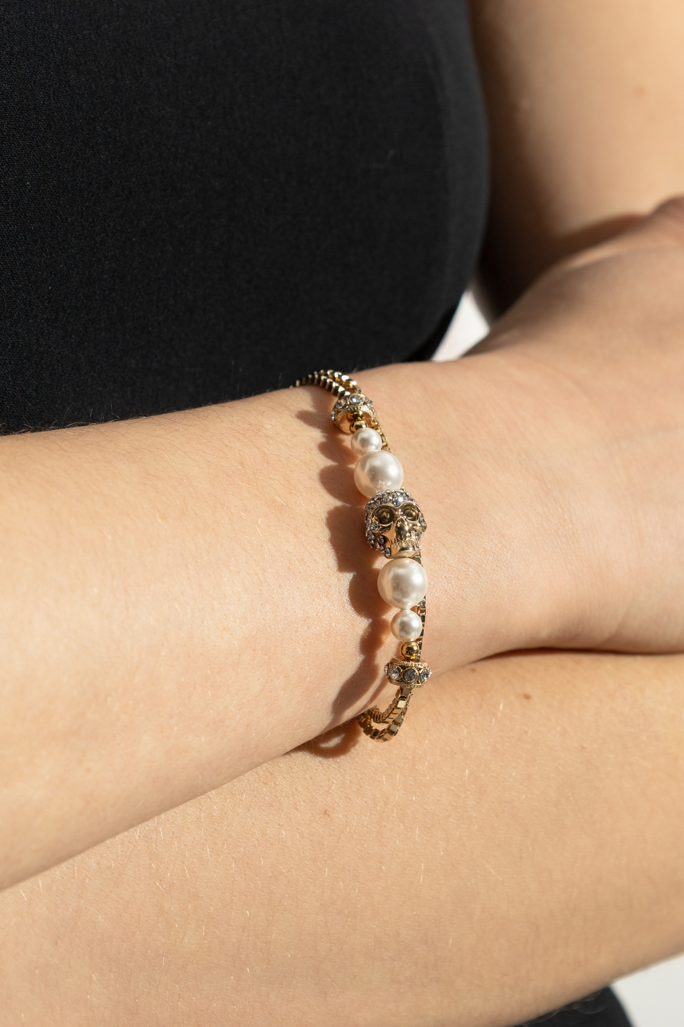 ブレスレット alexander mcqueen FW25 Jewels (836479 J161P1953) Alexander McQueen Bracelet with shimmering crystals